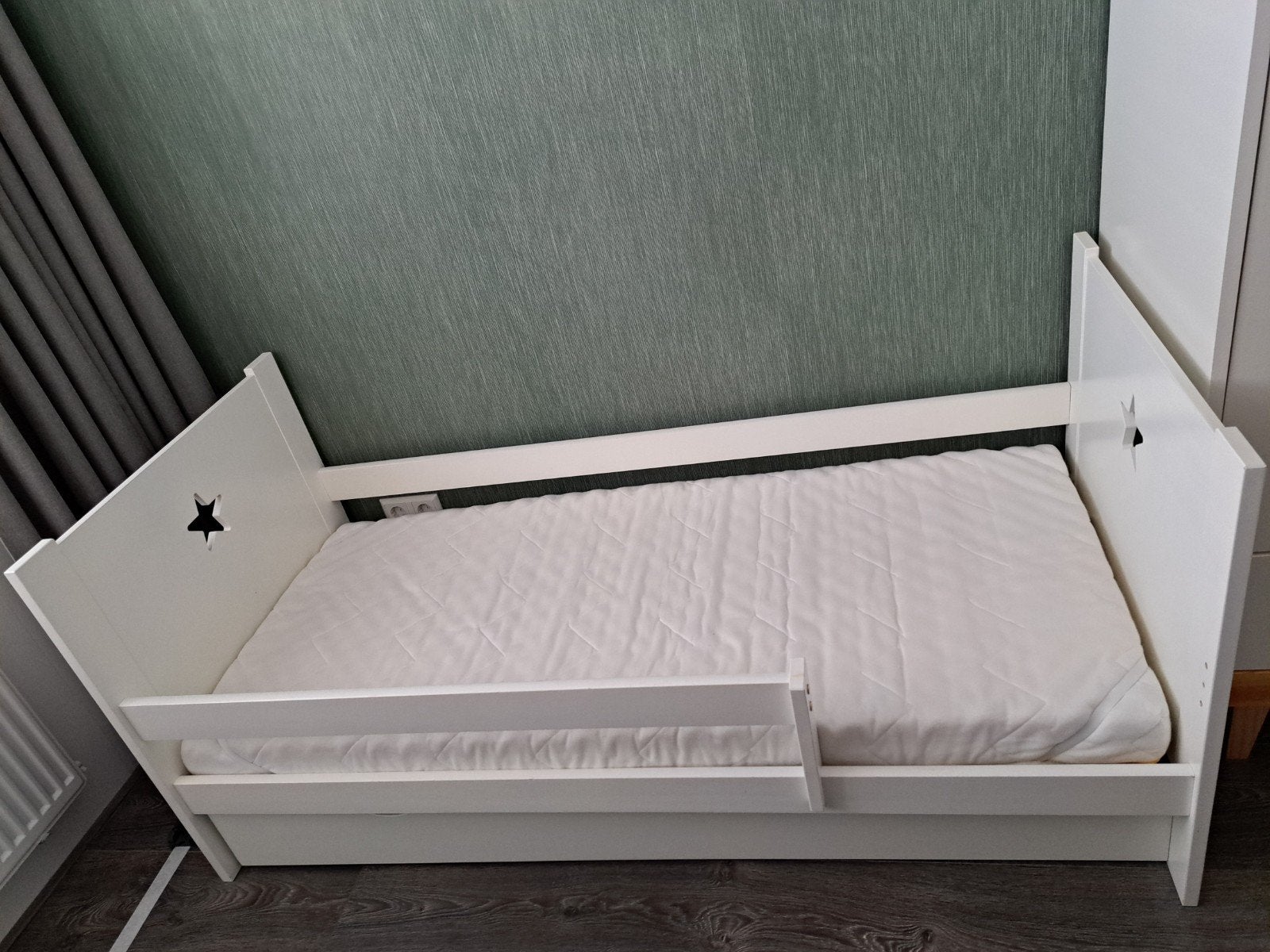 Junior bed Petit Amelie 160x70 met lade, lattenbodem+matras, Kinderen en Baby's, Kinderkamer | Bedden, 70 tot 85 cm, 140 tot 160 cm
