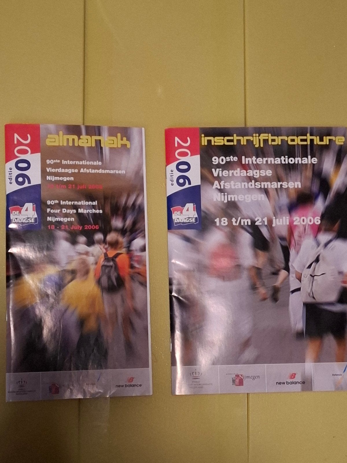 vierdaagse almanak, informatie en reglementen, Verzamelen, Ophalen of Verzenden
