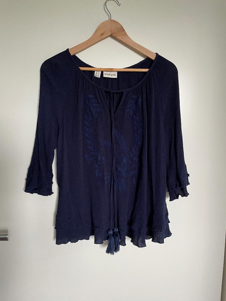 Blauwe blouse / tuniek, nieuw, maat 46, Bonprix, Blauw, Blouse of Tuniek, Nieuw