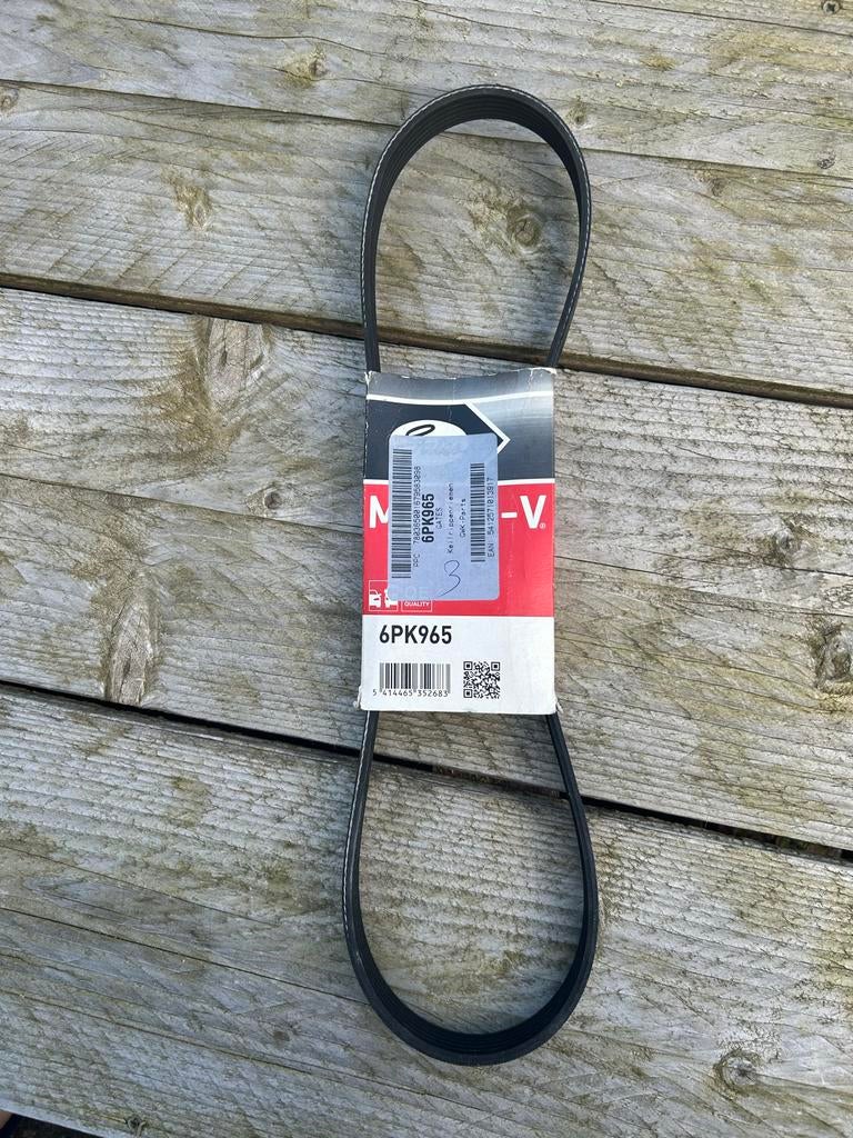 Multiriem 6PK965 Gates Keilrippenriemen, Ophalen of Verzenden, Nieuw, Universele onderdelen