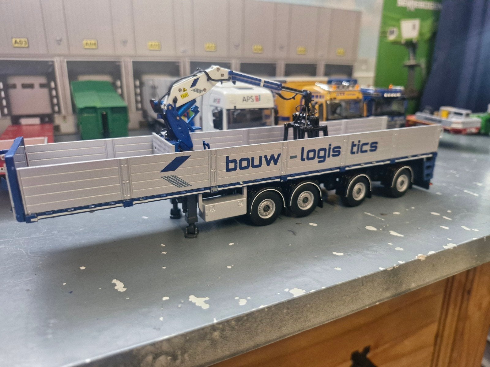 stenentrailer wsi bouw logistiek, Ophalen of Verzenden