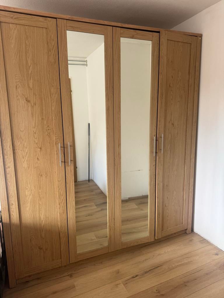 Kledingkast met spiegeldeuren, Ophalen, Gebruikt