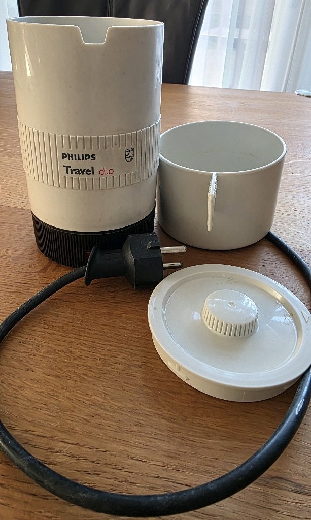 Philips Travel Duo Waterkoker - Compact en Handig, Witgoed en Apparatuur, Minder dan 1 liter, Ophalen, Gebruikt