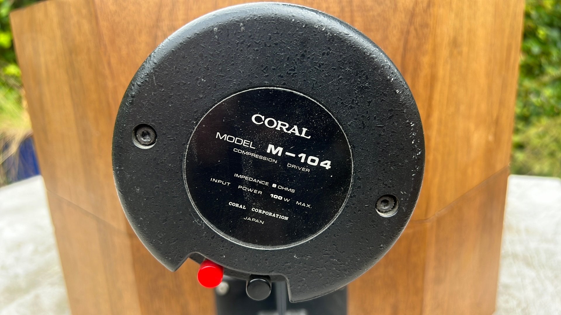 Coral M-104 8 ohm met hoorens, Japan, Overige typen, Minder dan 60 watt, Nvt