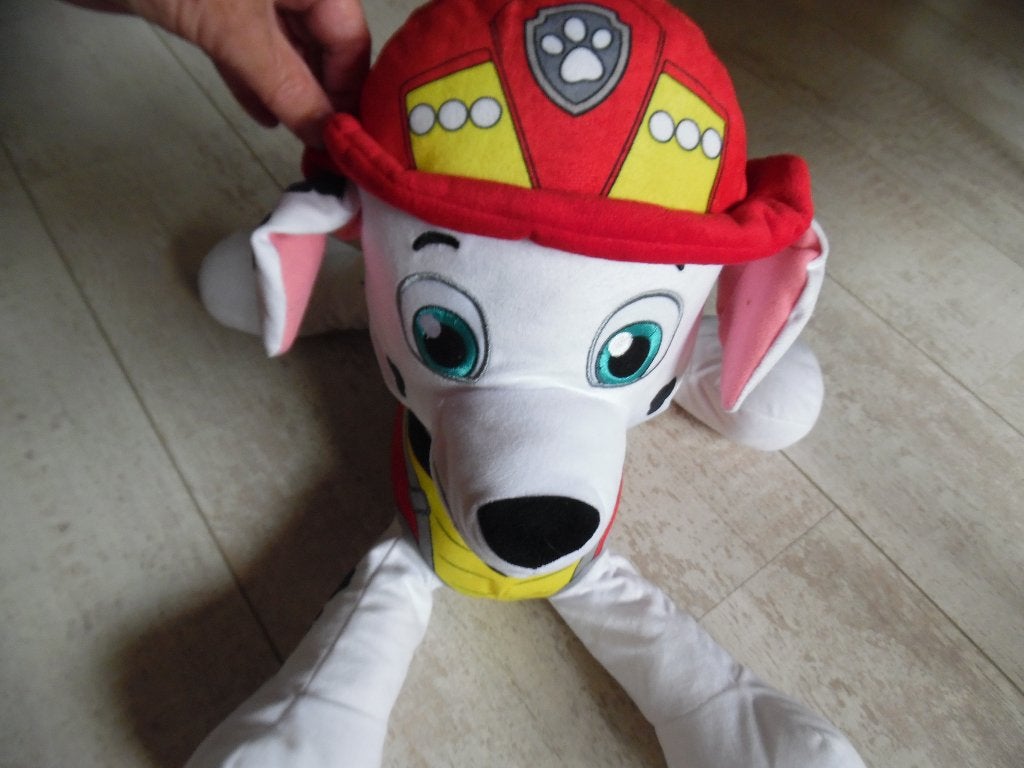 Grote knuffel Paw patrol Marshall 33 cm (in nieuwstaat), Zo goed als nieuw, Middelgroot (20 tot 80 cm), Paw Patrol, Hond