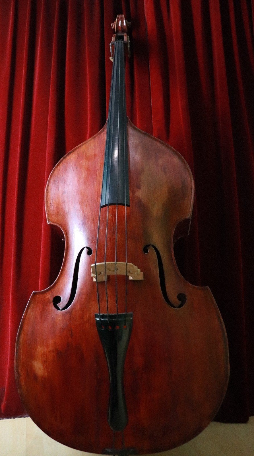 Oude Duitse Contrabas, Muziek en Instrumenten, Strijkinstrumenten | Overige, Ophalen of Verzenden, Gebruikt