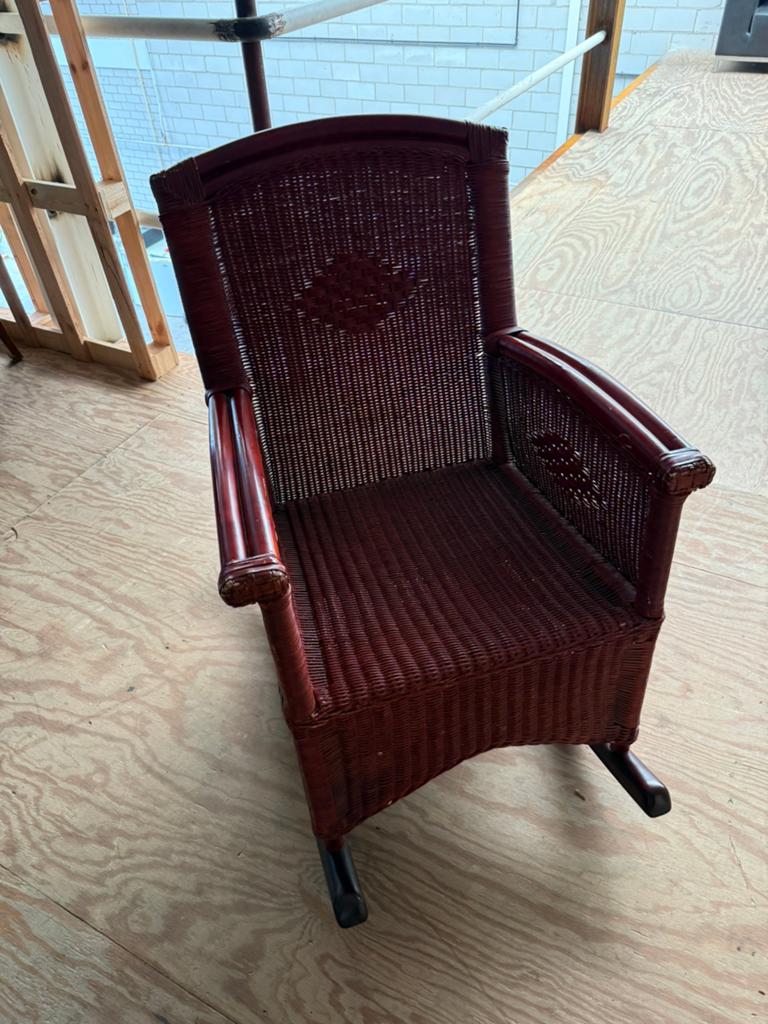 Schommelstoel brocante nostalgie, Antiek en Kunst, Ophalen