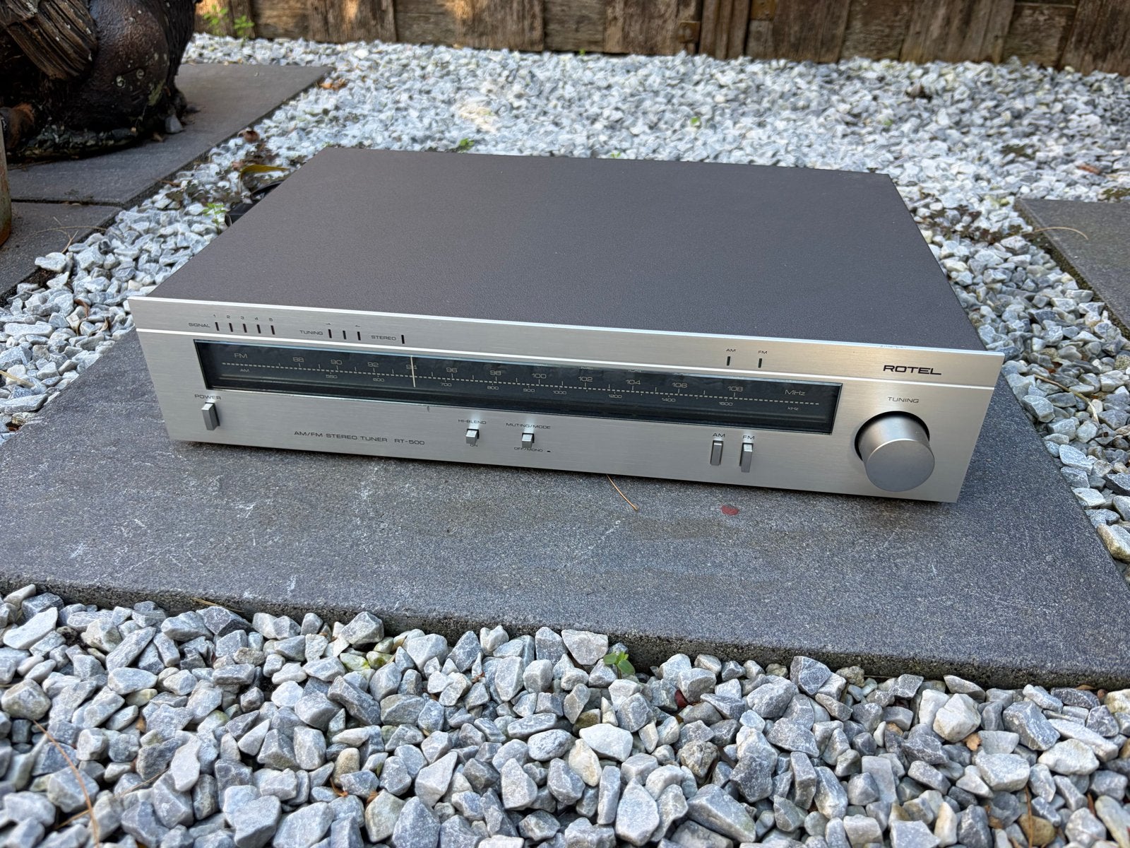Rotel RT-500 AM/FM Stereo Tuner, Ophalen of Verzenden, Gebruikt, Analoog