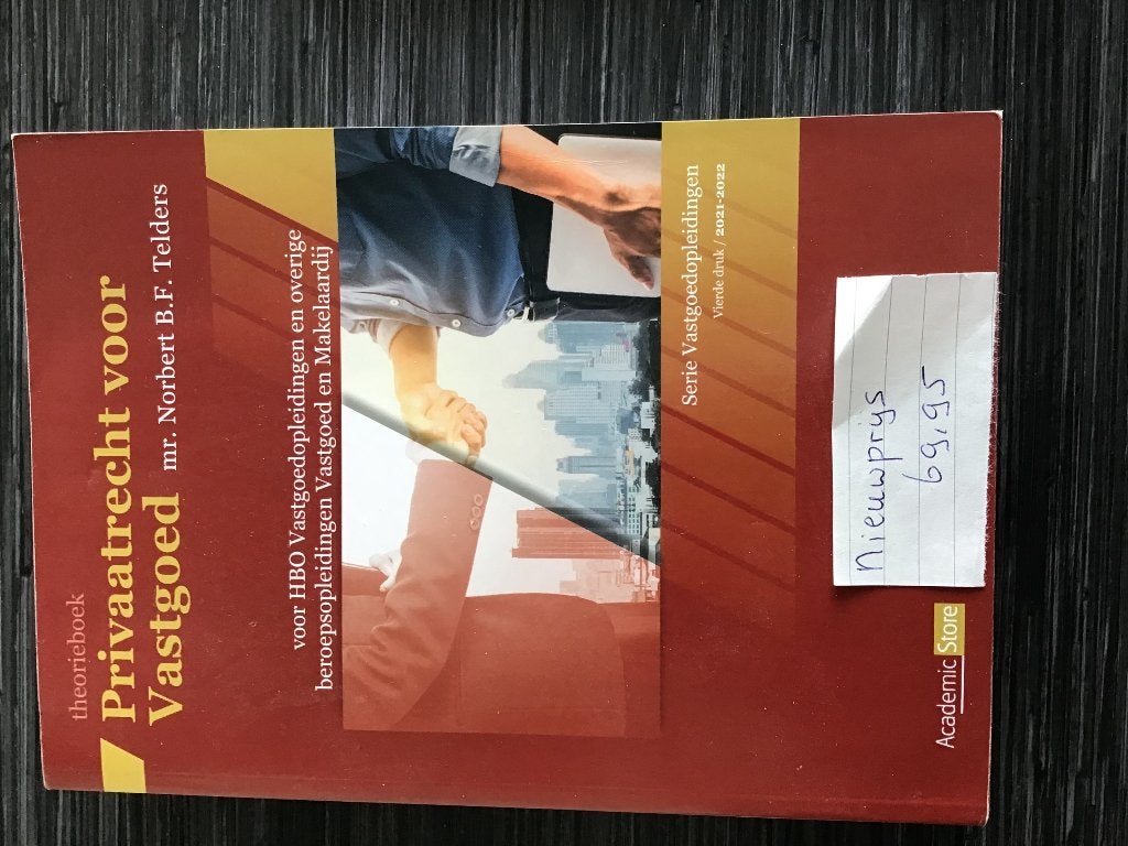 Makelaarsopleiding, Boeken, Diverse auteurs, Zo goed als nieuw, Beta, HBO