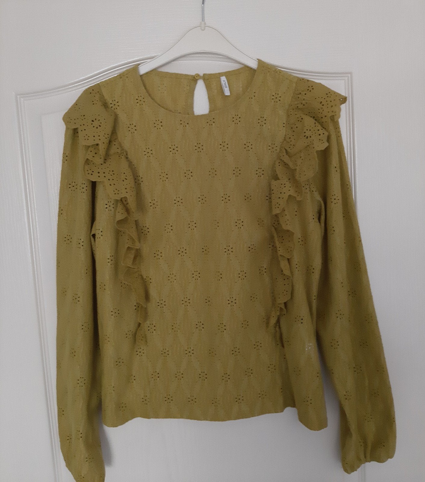 Nieuwe Only Blouse met Lange Mouwen en ruches - Maat M, Maat 38/40 (M), Only, Nieuw, Ophalen of Verzenden