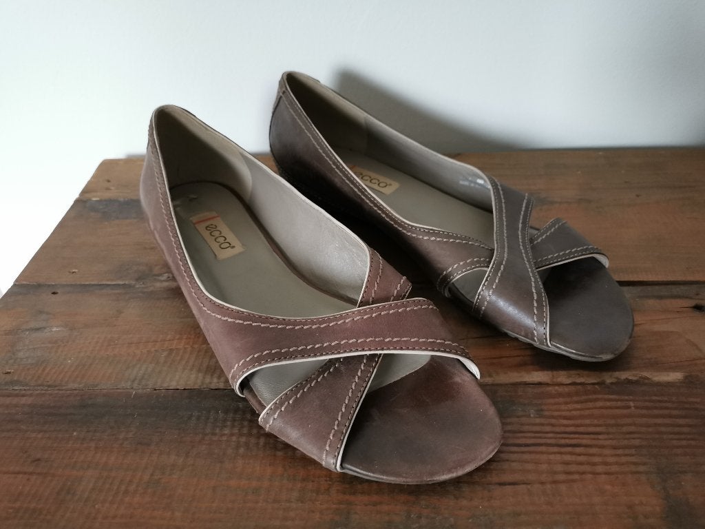 Sandalen Ecco maat 40 schoenen, Kleding | Dames, Schoenen, Ecco, Bruin, Zo goed als nieuw, Sandalen of Muiltjes