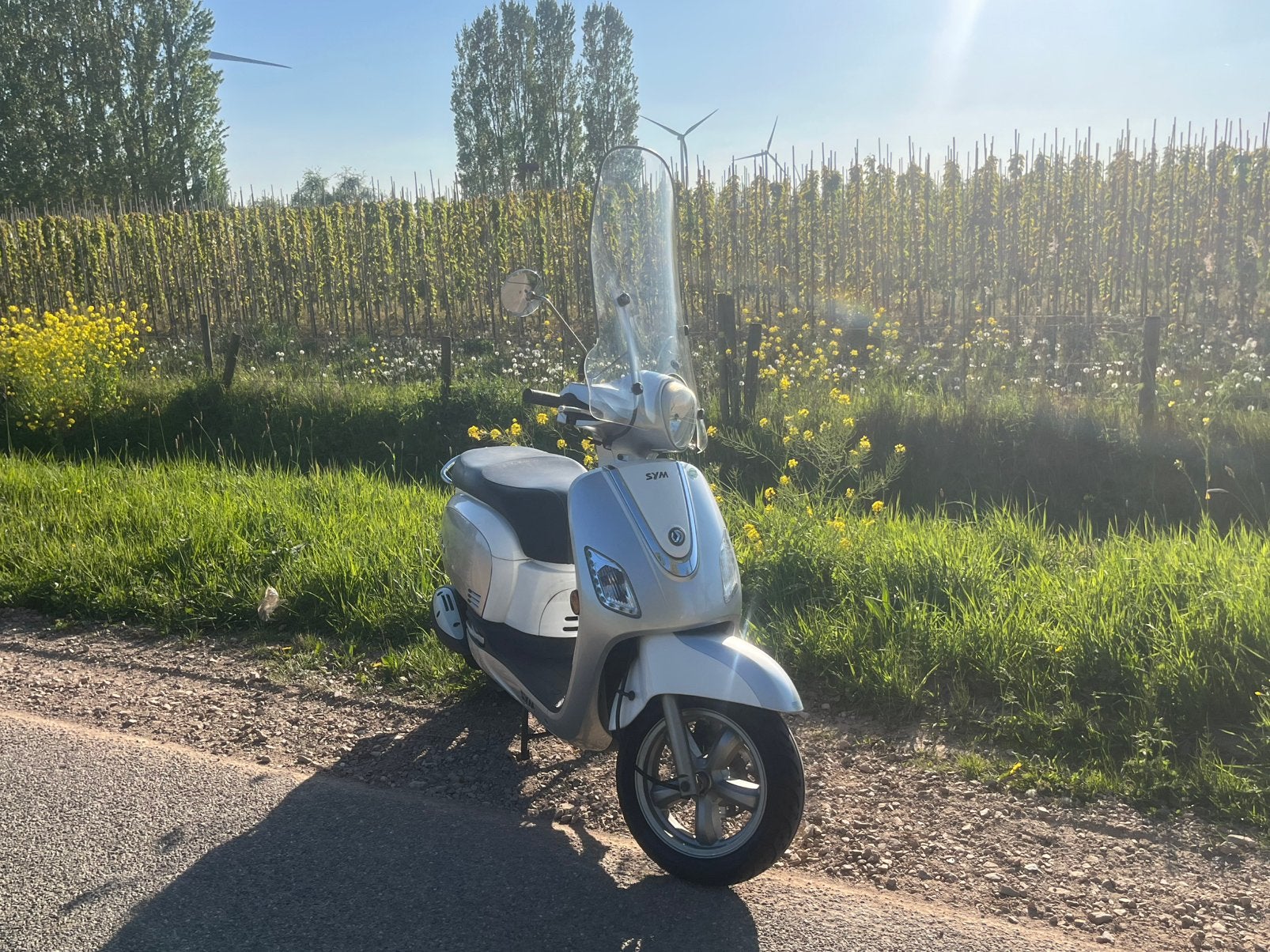 Sym fiddle 3, Ophalen of Verzenden, Zo goed als nieuw, Benzine