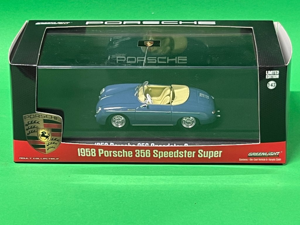 GreenLight Porsche 356 Speedster Super 1958 1:43, Overige merken, Gebruikt, Auto, 5901 Lakeside Boulevard, Indianapolis, IN 46278, USA