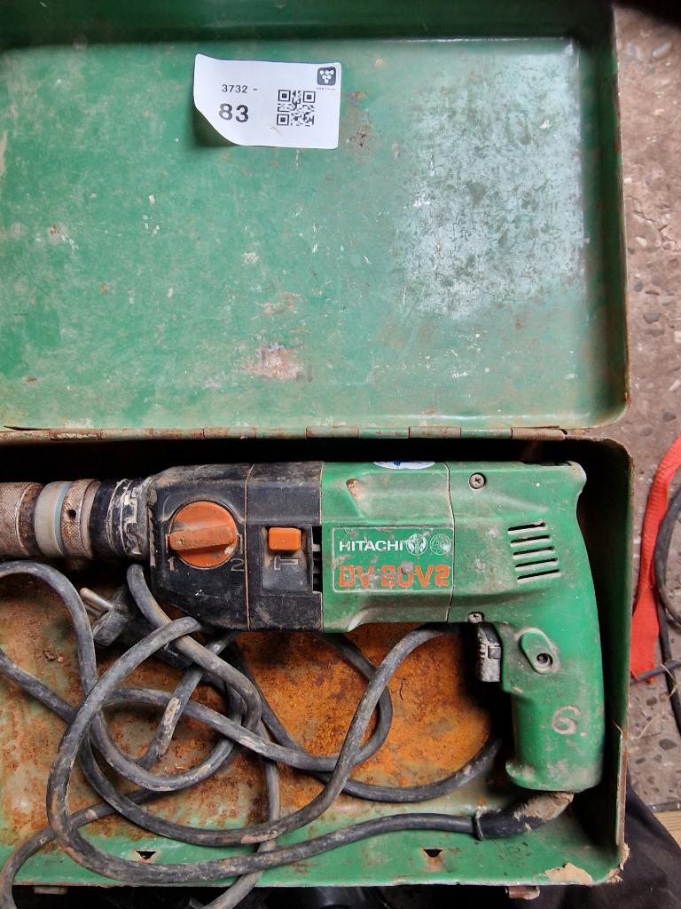 boormachine hitachi dv20v, Doe-het-zelf en Verbouw, Gereedschap | Boormachines, Boormachine, Gebruikt, Ophalen of Verzenden, Variabele snelheid