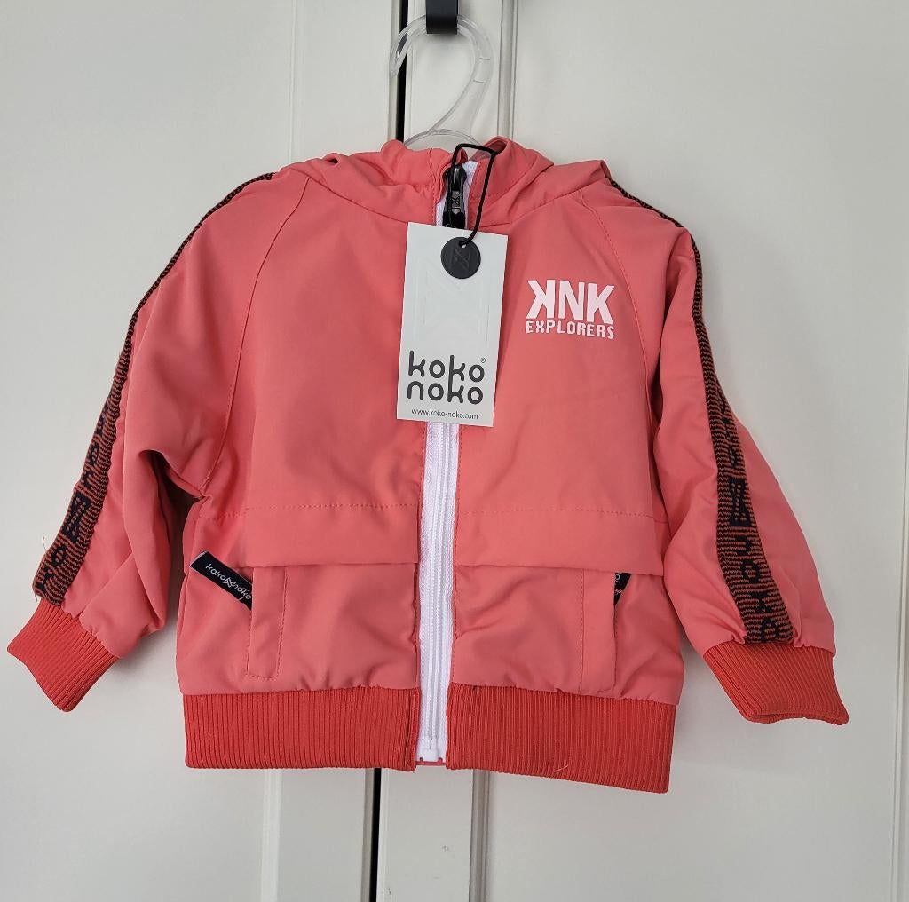Nieuw! Koko Noko zomerjas, faded coral, jongen, maat 74, Nieuw, Ophalen of Verzenden, Jasje, Jongetje
