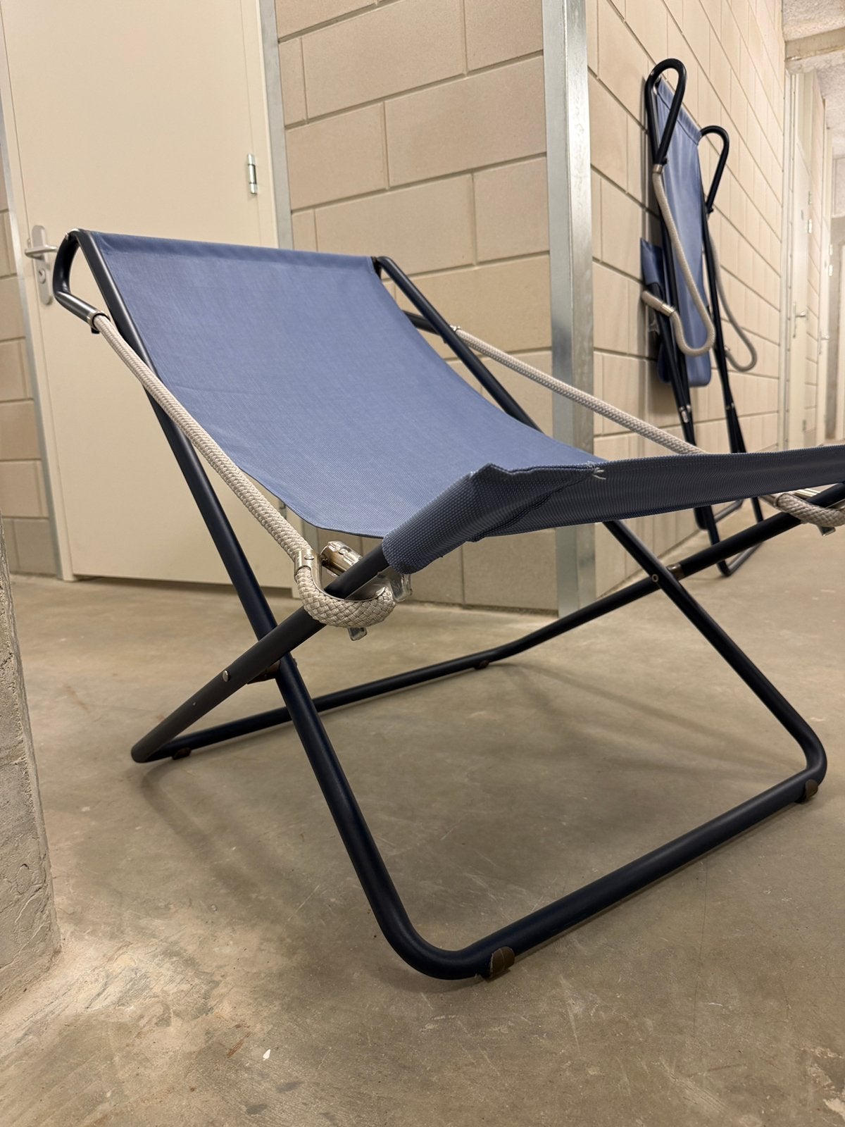 2x EMU Vetta Deck Chair, Ophalen, Zo goed als nieuw, Wicker, Inklapbaar