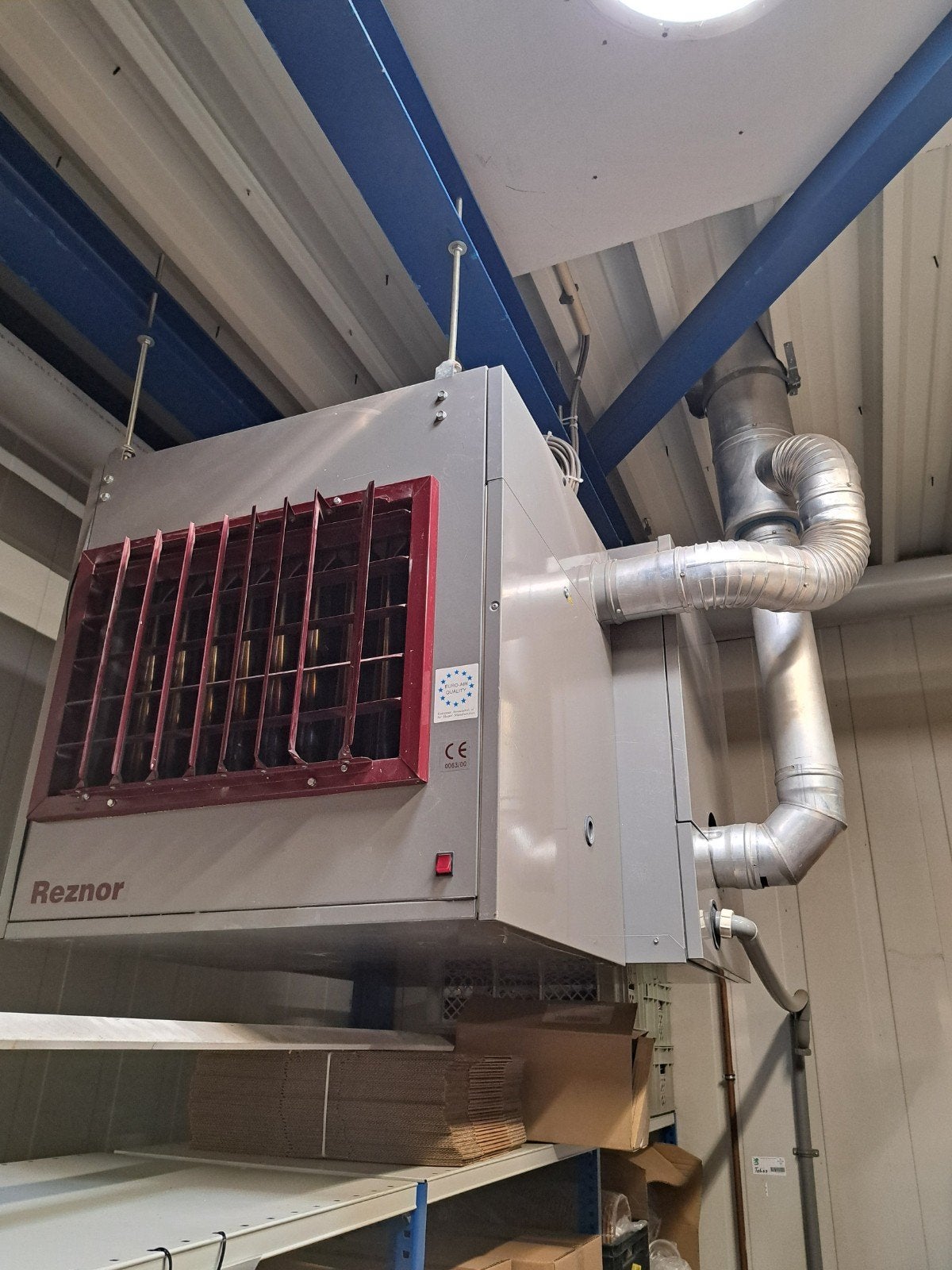 Reznor gasgestookte luchtverwarmer - weinig draaiuren, Ophalen, Zo goed als nieuw, Overige typen