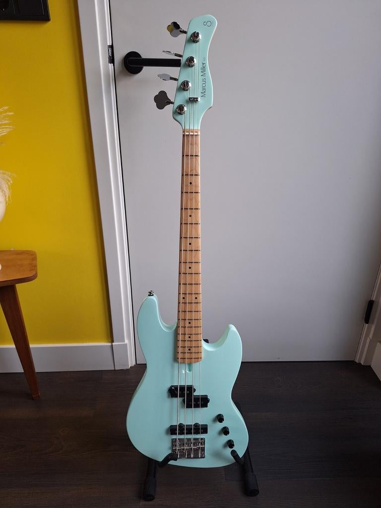 Marcus Miller Shortscale Basgitaar - Mint Green (Nieuwstaat), Muziek en Instrumenten, Snaarinstrumenten | Gitaren | Bas, Ophalen of Verzenden