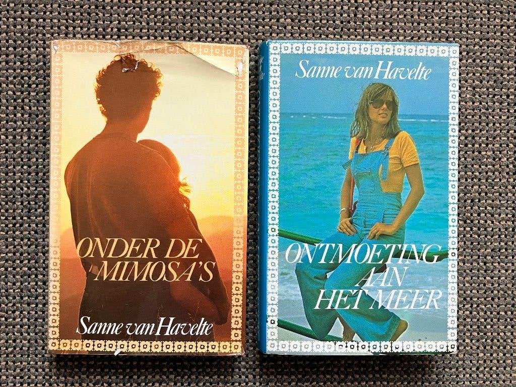 S. van Havelte - Onder de Mimosa's & Ontmoeting aan het Meer, Boeken, Gelezen, Ophalen of Verzenden, Nederland, Sanne van Havelte