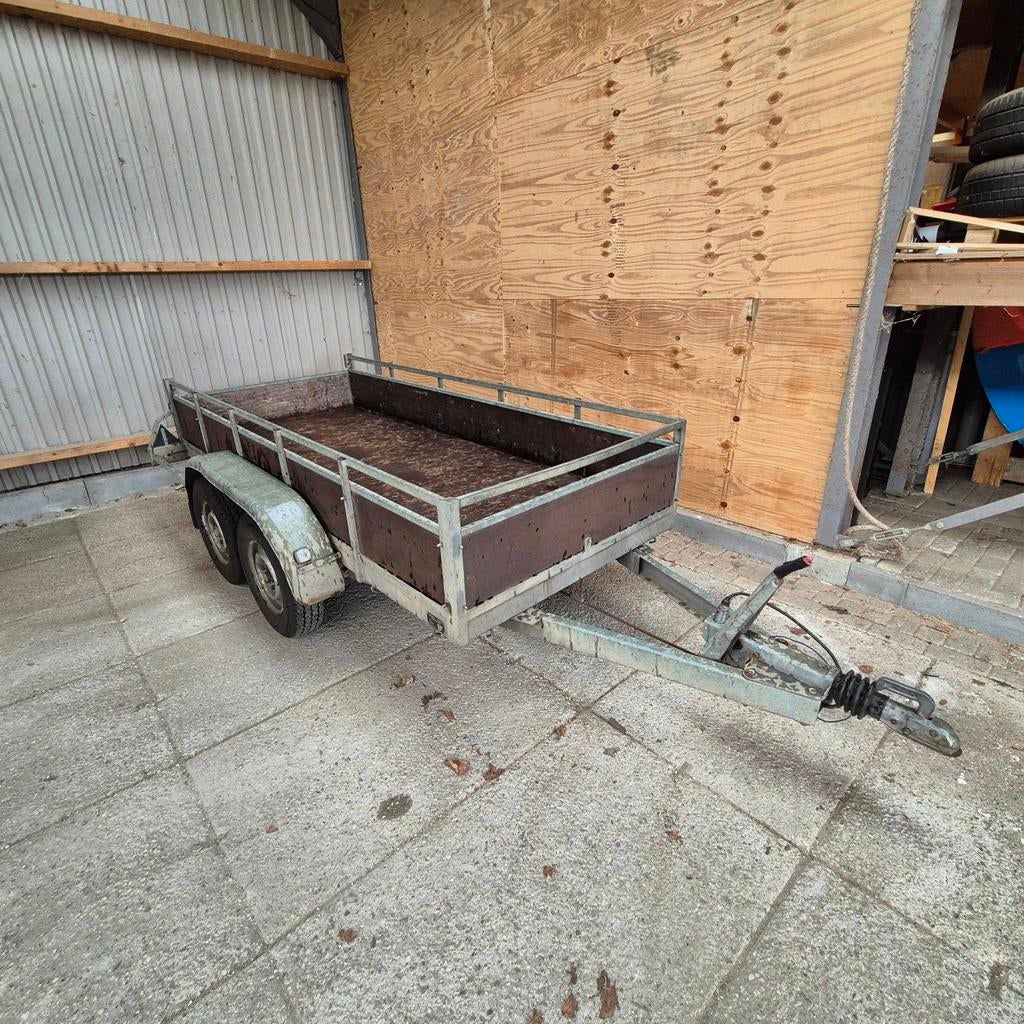 Witteveen tandemas aanhanger. 2000 kg, Auto diversen, Aanhangers en Bagagewagens, Ophalen