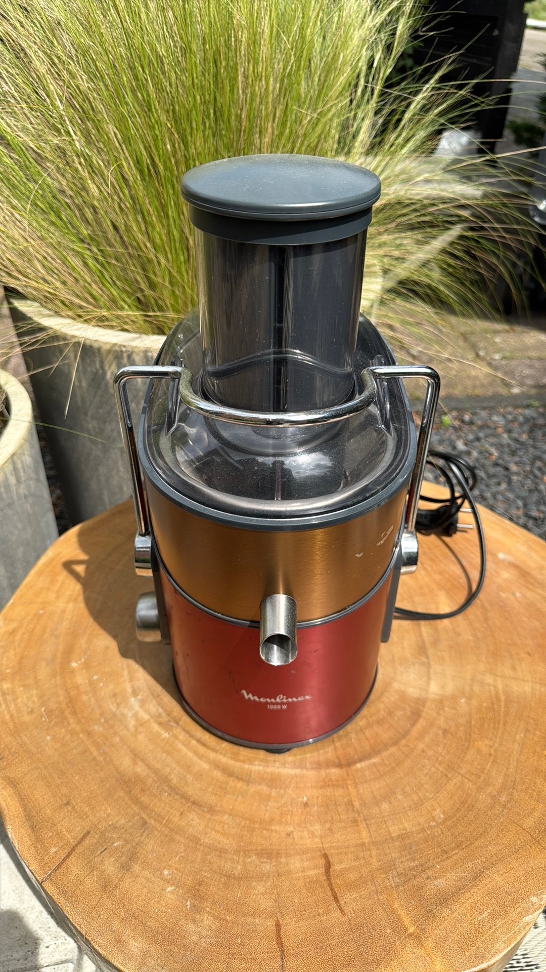 Sap centrifuge van Moulinex, Ophalen of Verzenden, Zo goed als nieuw, Elektrisch, Sapcentrifuge