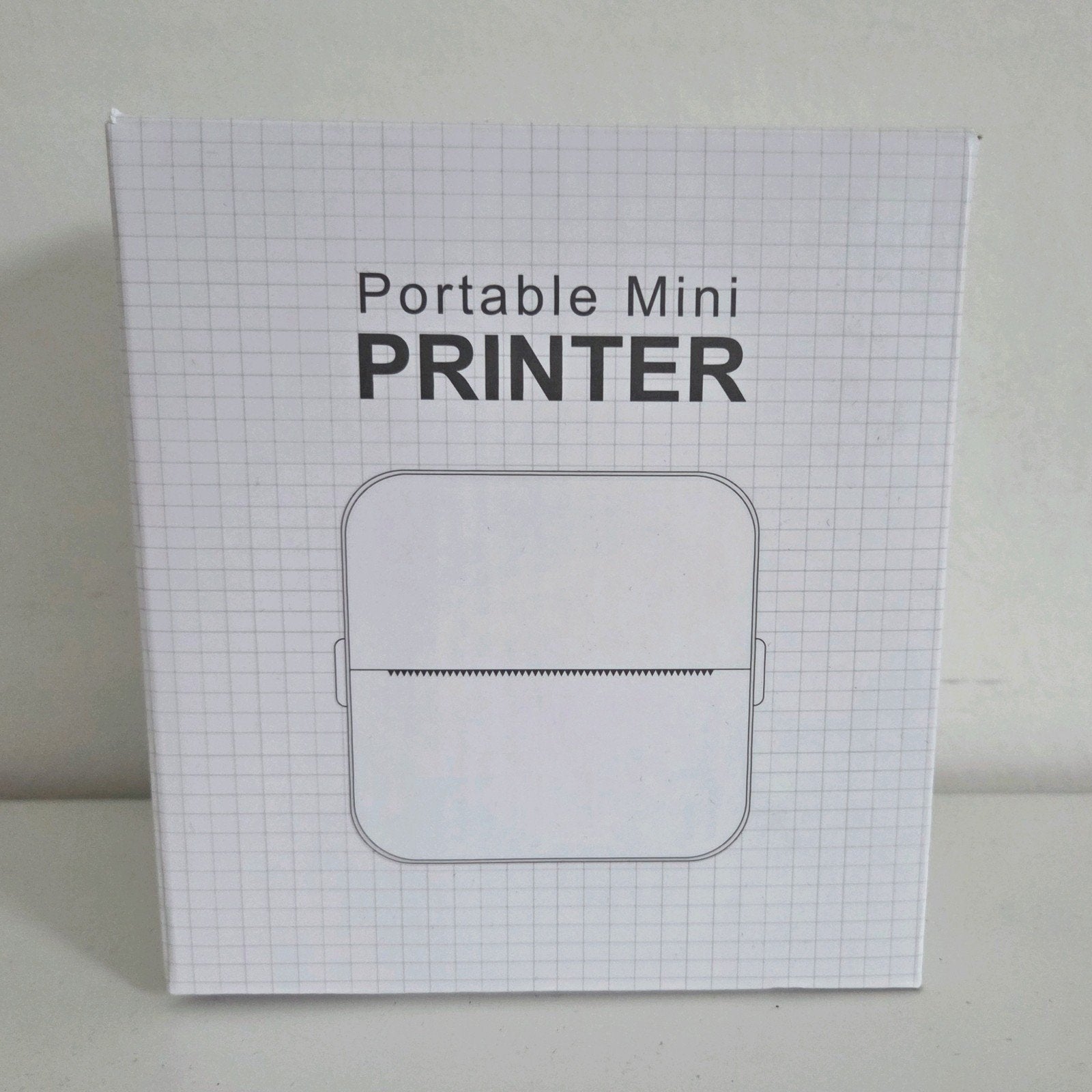 Portable Mini Printer, Computers en Software, Printers, Zo goed als nieuw, All-in-one, Thermo-printer, Zwart-en-wit printen, Draadloos