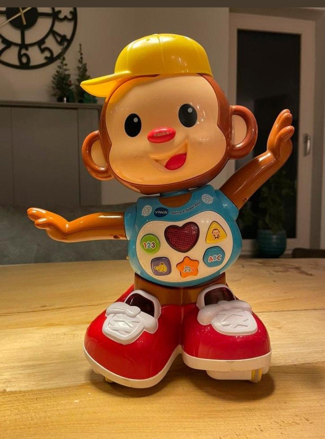 VTech Swing & Speel Aapje - Interactief Speelgoed, Ophalen, Zo goed als nieuw, Overige typen, Met wieltjes
