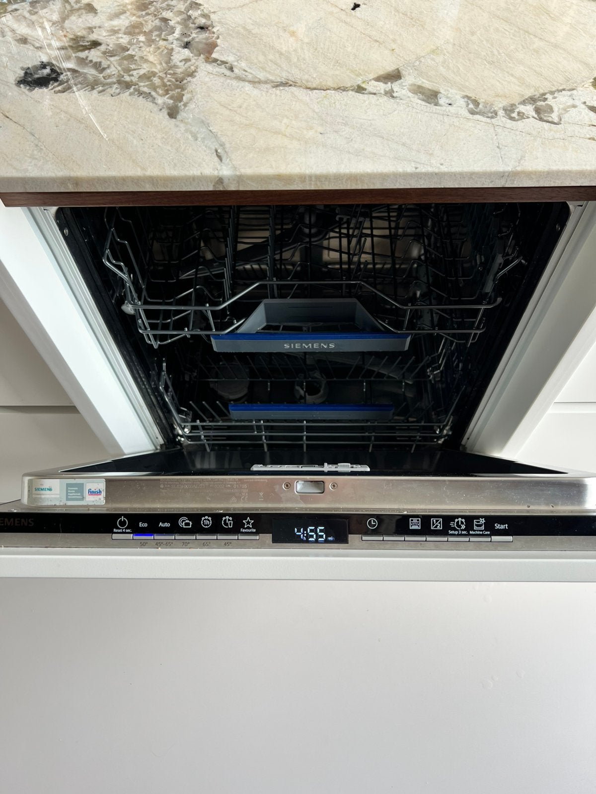 Siemens XXL inbouw vaatwasser, Ophalen, 60 cm of meer, Zo goed als nieuw, Inbouw