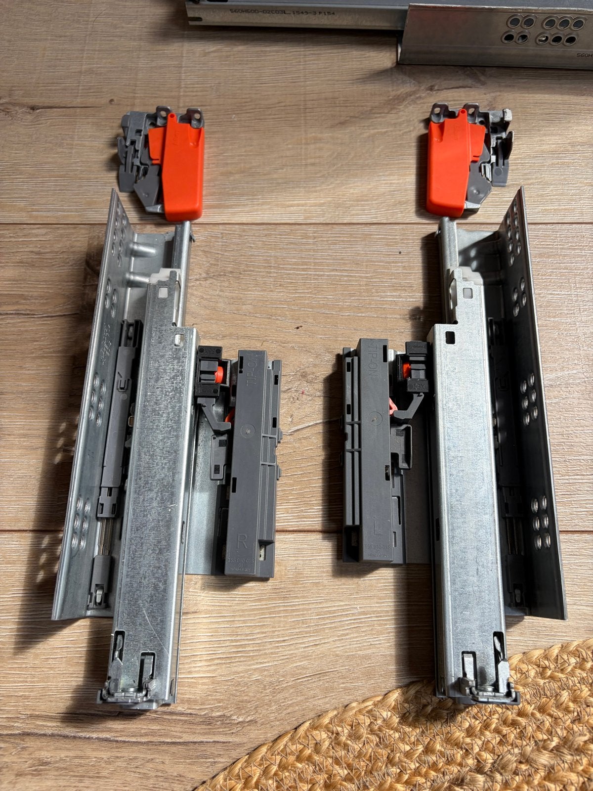 Blum Tandem Ladegeleiders, Ophalen of Verzenden, Zo goed als nieuw