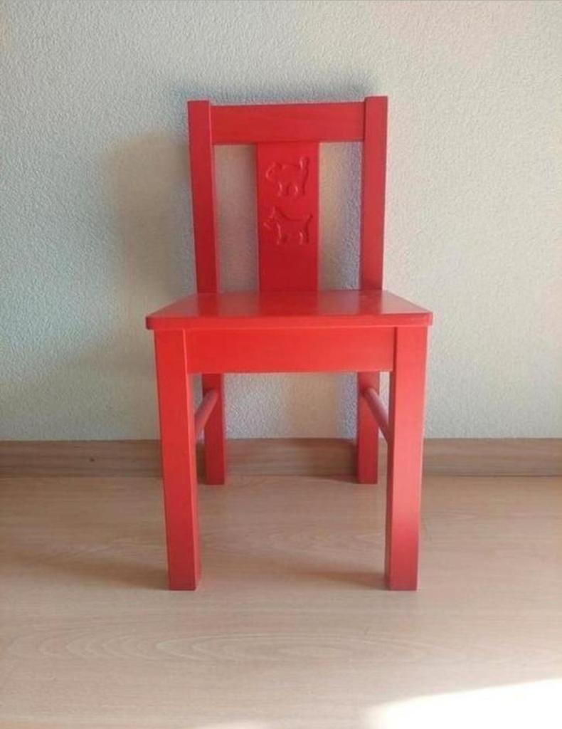 Kinderstoeltje rood, in nette staat!, Ophalen, Zo goed als nieuw, Stoel(en)