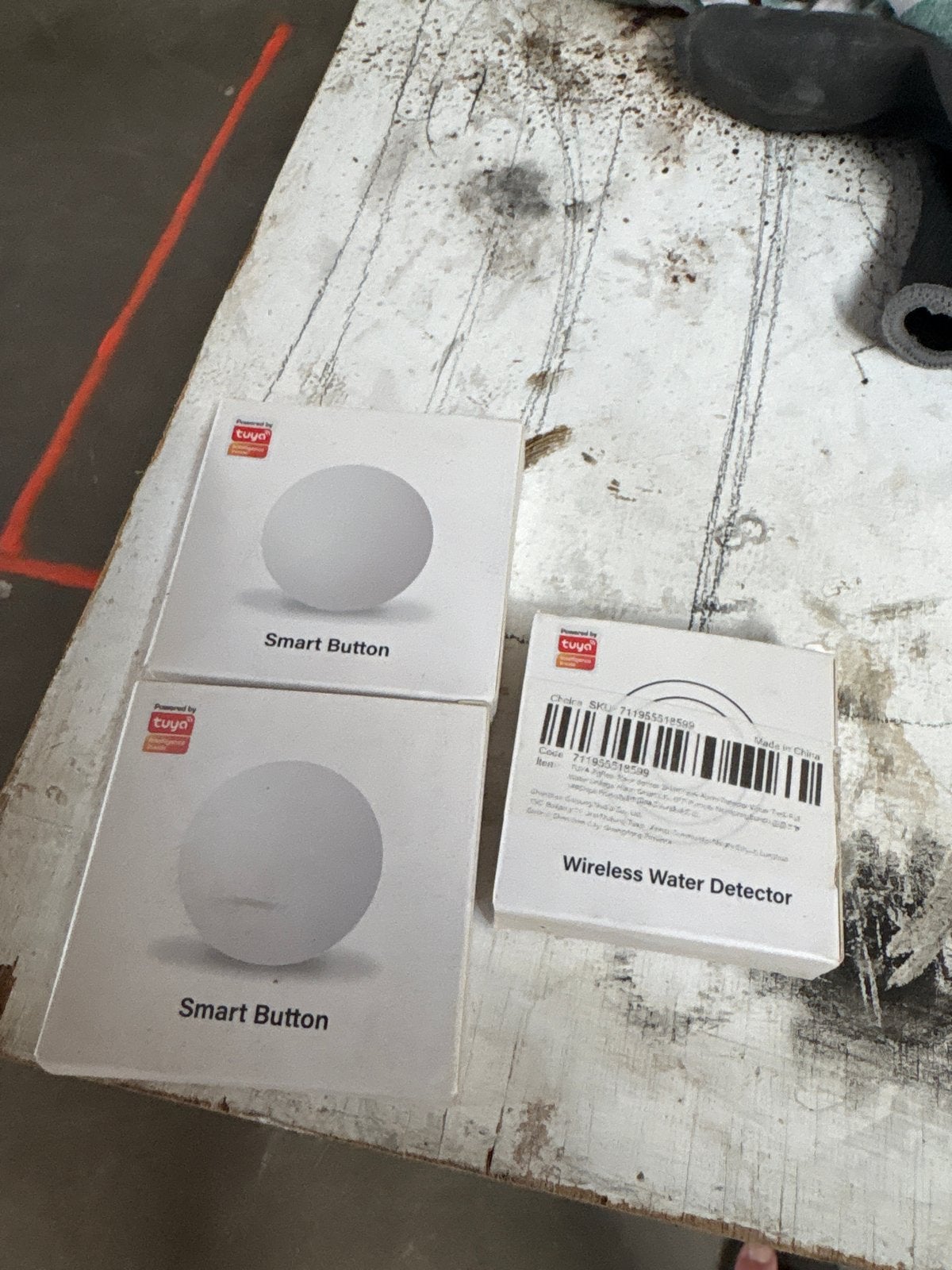 Tuya Smart Home Set: 2x Smart Button & 1x Water Detector, Ophalen of Verzenden, Nieuw