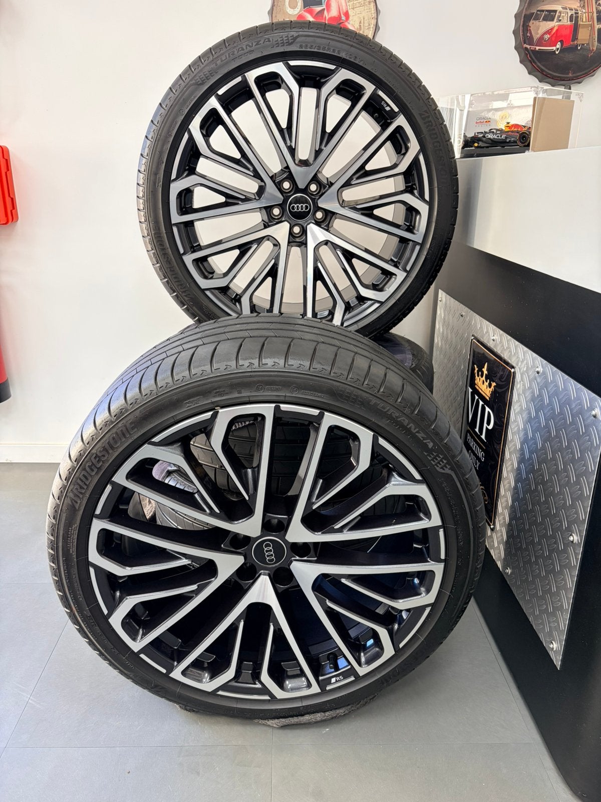 Demoset 700km OEM Audi Q8 Q7 SQ7 velgen 22 inch 2026 RS, Auto-onderdelen, Banden en Velgen, Ophalen, 285 mm, Banden en Velgen