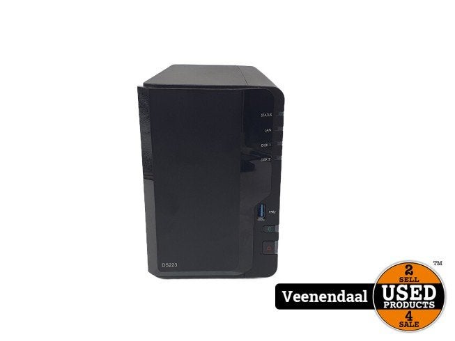 Synology DS223 NAS + 2x 4TB Harde Schijf in Zeer Nette Staat, Computers en Software, Microsoft, Zo goed als nieuw, Support@microsoft.com