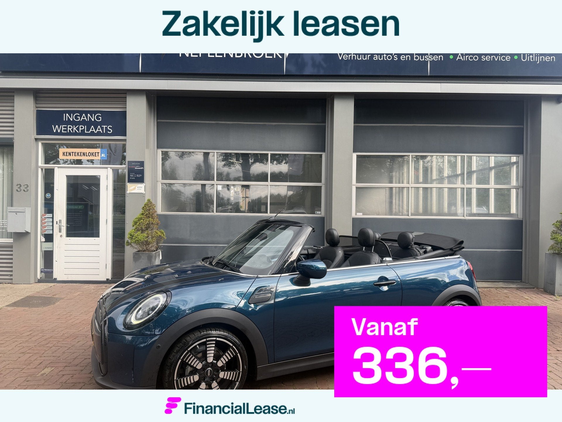MINI Cooper Cabrio Mini 1.5 Sidewalk Edition | LED | Leder |, 136 pk, Gebruikt, Cabriolet, 4 stoelen