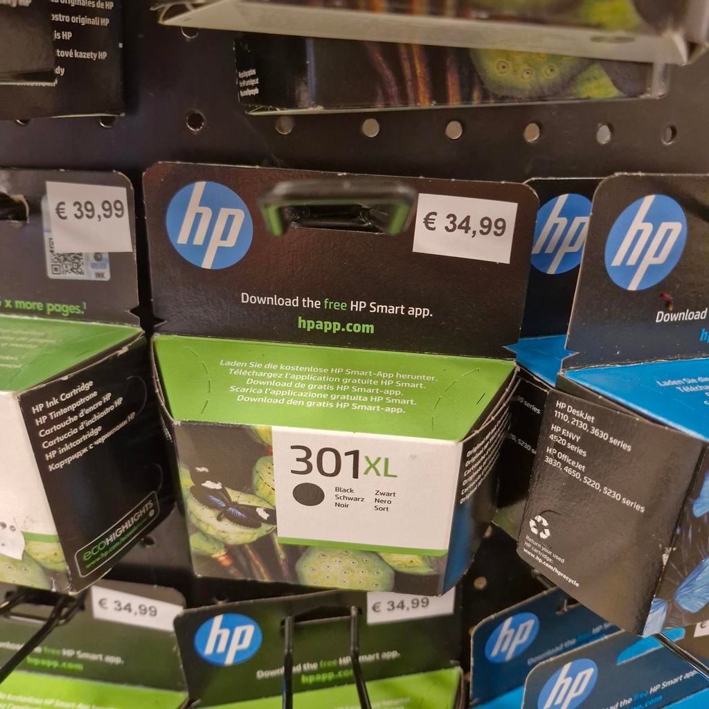 HP 301XL Zwarte Inktcartridge - Origineel