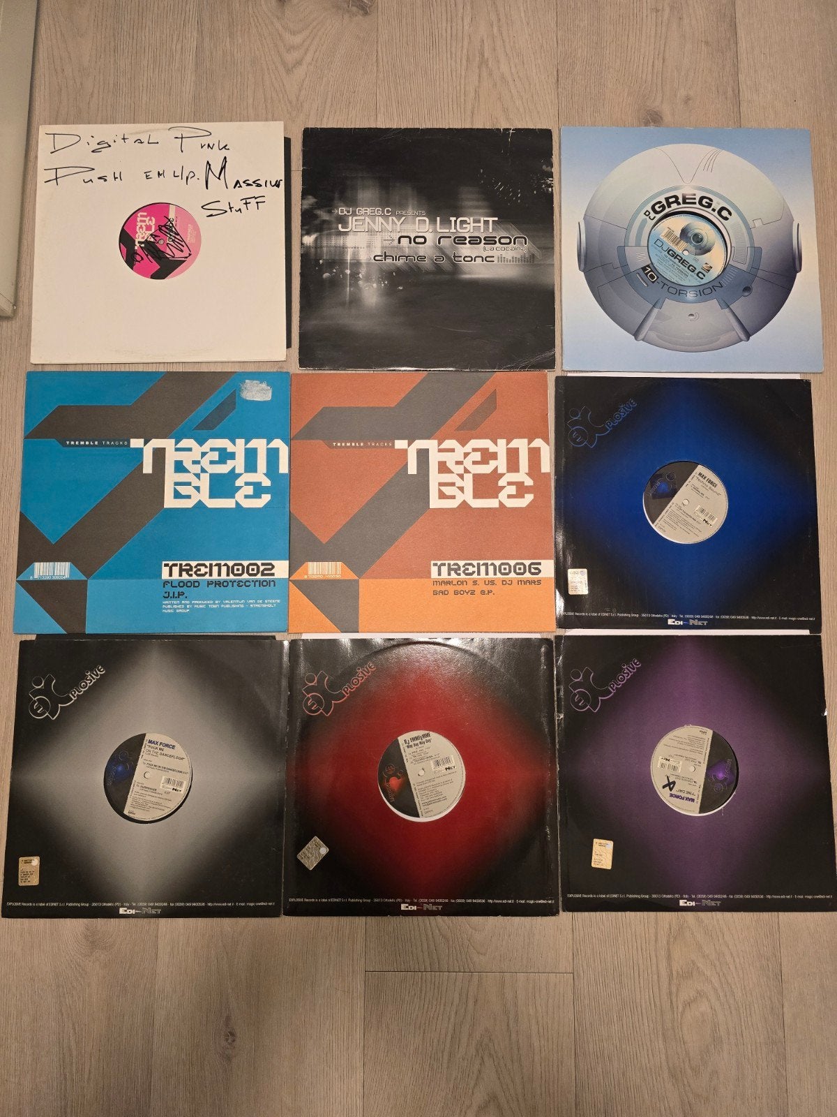 46x Hardstyle, Jumpstyle en Hardcore, Cd's en Dvd's, Ophalen, Zo goed als nieuw, 12 inch