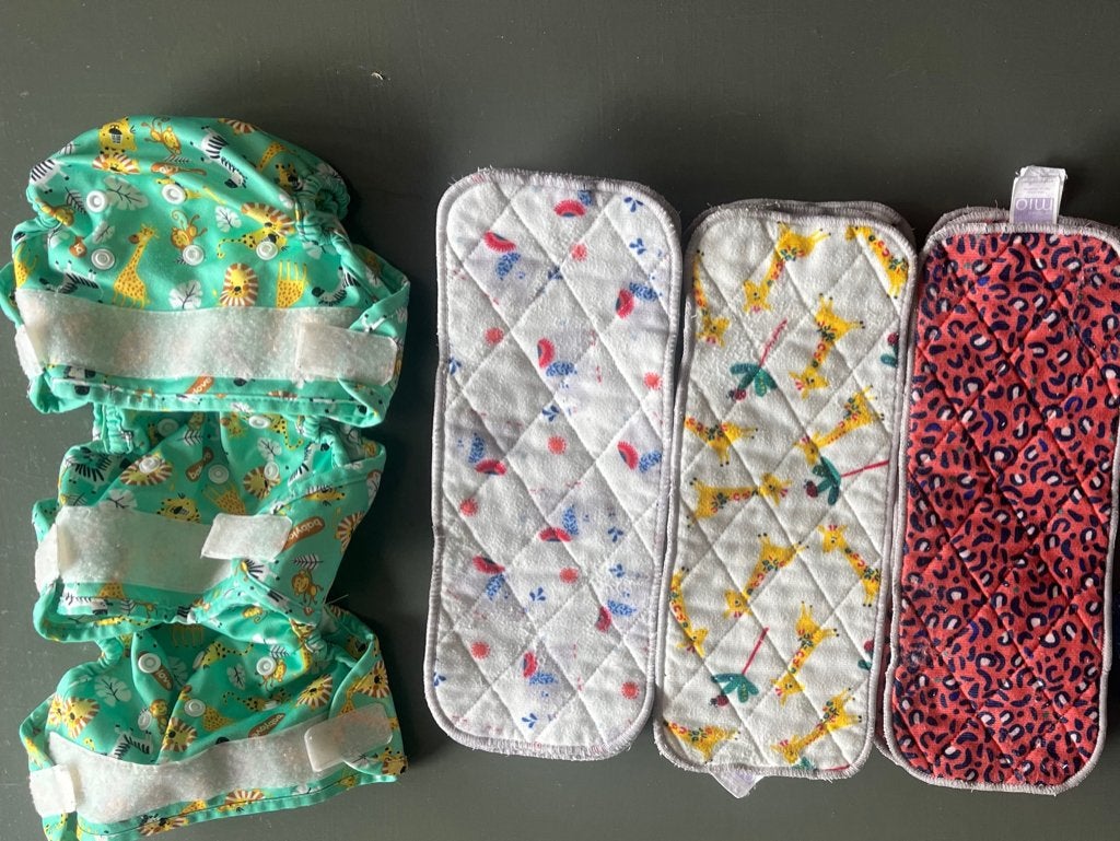 Wasbare luiers- bambino mio en babylove- 12 stuk, Ophalen, Gebruikt, Overige typen