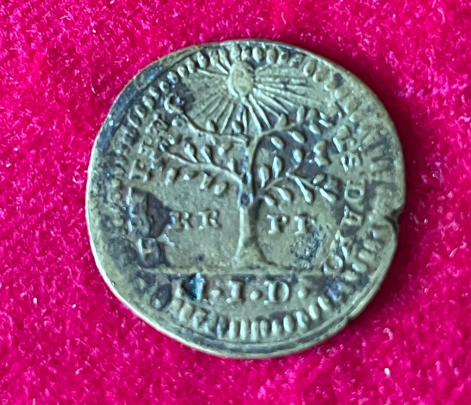 Te Koop Rekenpenning Johan Jacob Dietzel., Verzenden
