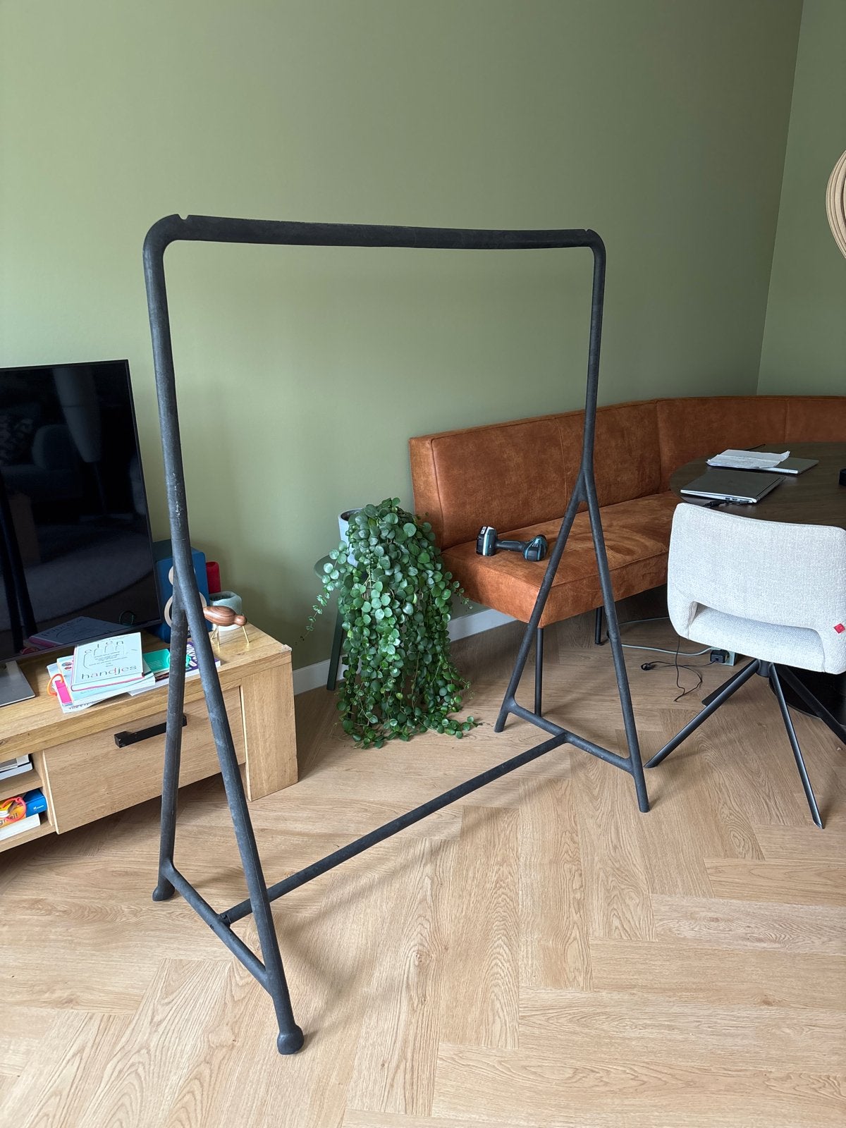 IKEA Turbo kledingrek - Zwart, goede staat, Kleding | Dames, Kledingrekken, Ophalen, Zo goed als nieuw