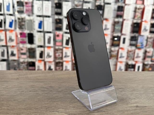 iPhone 14 Pro 128GB Zwart - Nieuwstaat & Garantie!, 89 %, Apple, Zwart, Zo goed als nieuw
