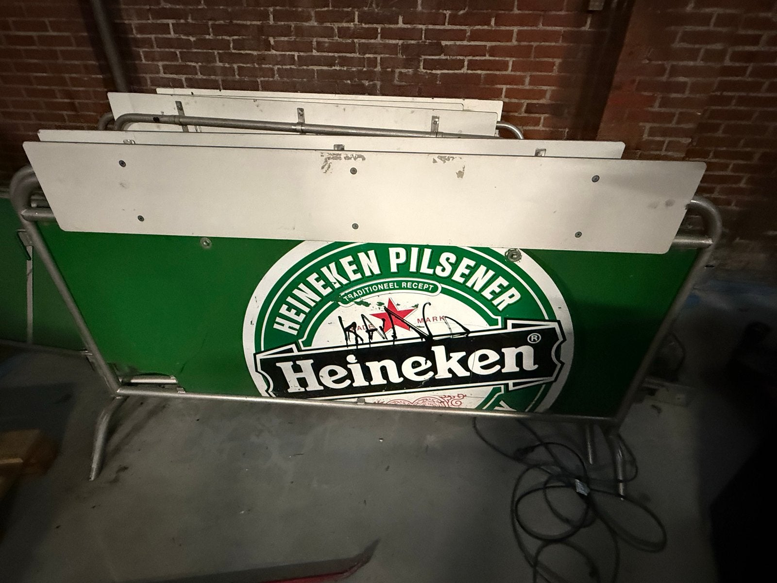 5x Heineken voorzetbalie / afzetting, Ophalen