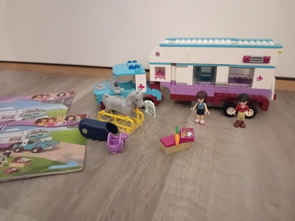 Lego Friends Paardendokter Trailer 41125, Lego, Friends, Ophalen of Verzenden, Complete set