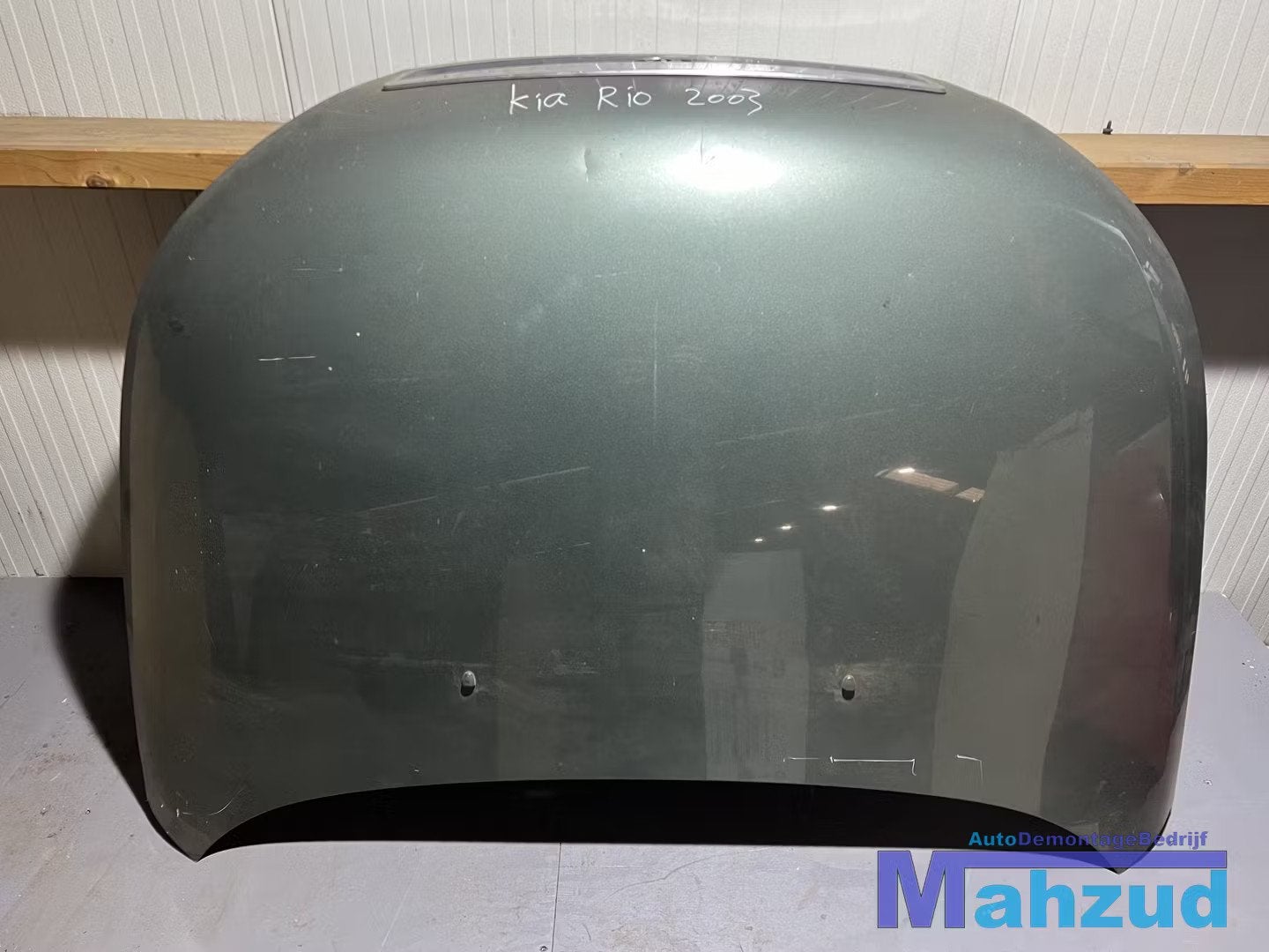 KIA RIO Sedan Groen motorkap 2000-2005, Heolleung-ro 12
06797  Seoul, Ophalen of Verzenden, Info@kia.com, Motorkap