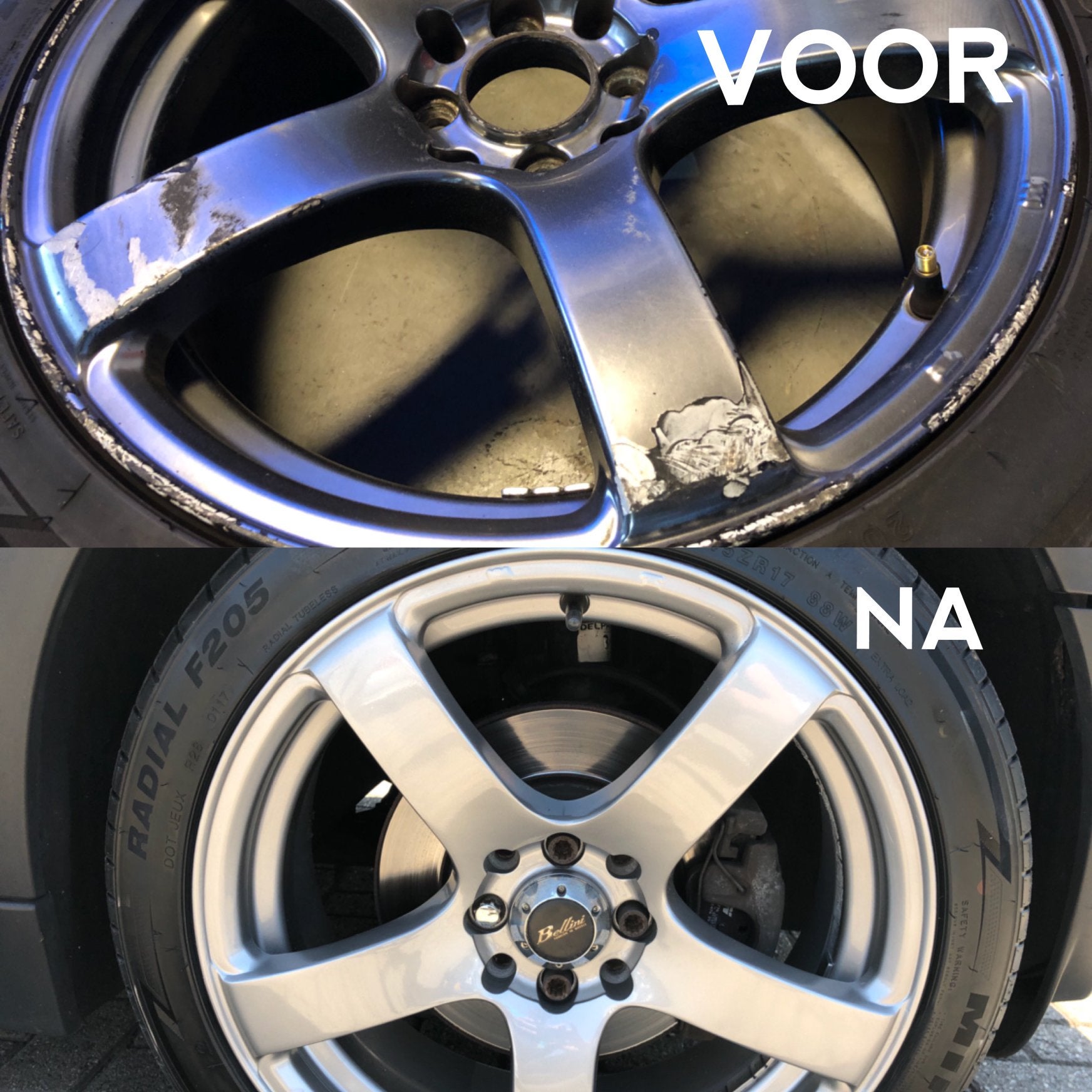 VELGEN REPARATIE SPUITEN REMKLAUWEN SPUITEN BANDEN SERVICE, Lakschade of Spuitwerk