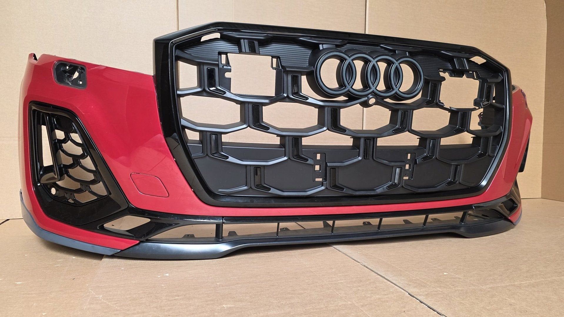 Voorbumper Audi Q7 SQ7 S-line 4M 4M0 FACELIFT SLINE bj.2025-, Auto-onderdelen, Gebruikt, -, Voor, Ophalen of Verzenden