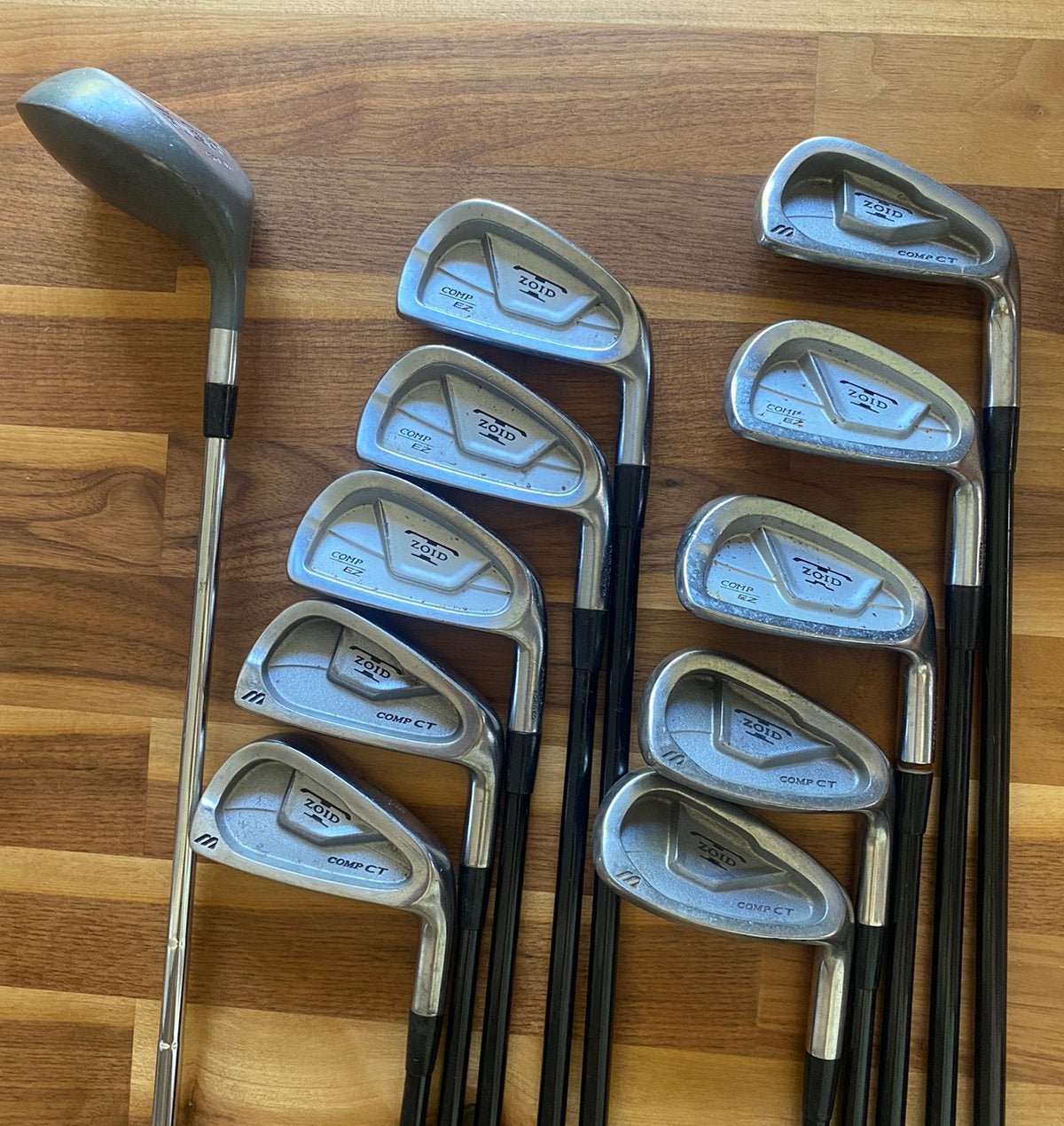 Mizuno Zoid golfclubs + Callaway cartbag, Sport en Fitness, Golf, Ophalen, Gebruikt, Set, Mizuno