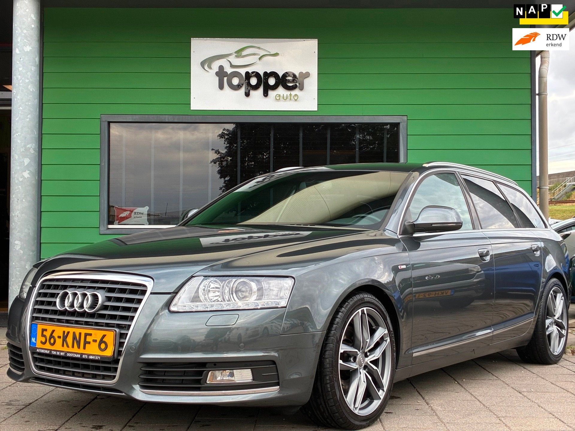 Audi A6 Avant 2.0 TFSI S edition|Automaat|Navigatie|Cruise|C, Auto's, Euro 5, Gebruikt, 1984 cc, Leder en Stof