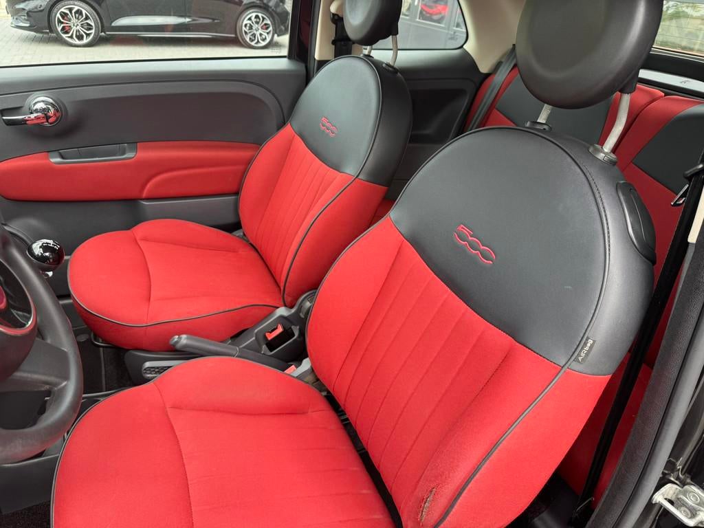Fiat 500C 1.2 Airco (bj 2013), 21 km/l, Gebruikt, 4 cilinders, Zwart