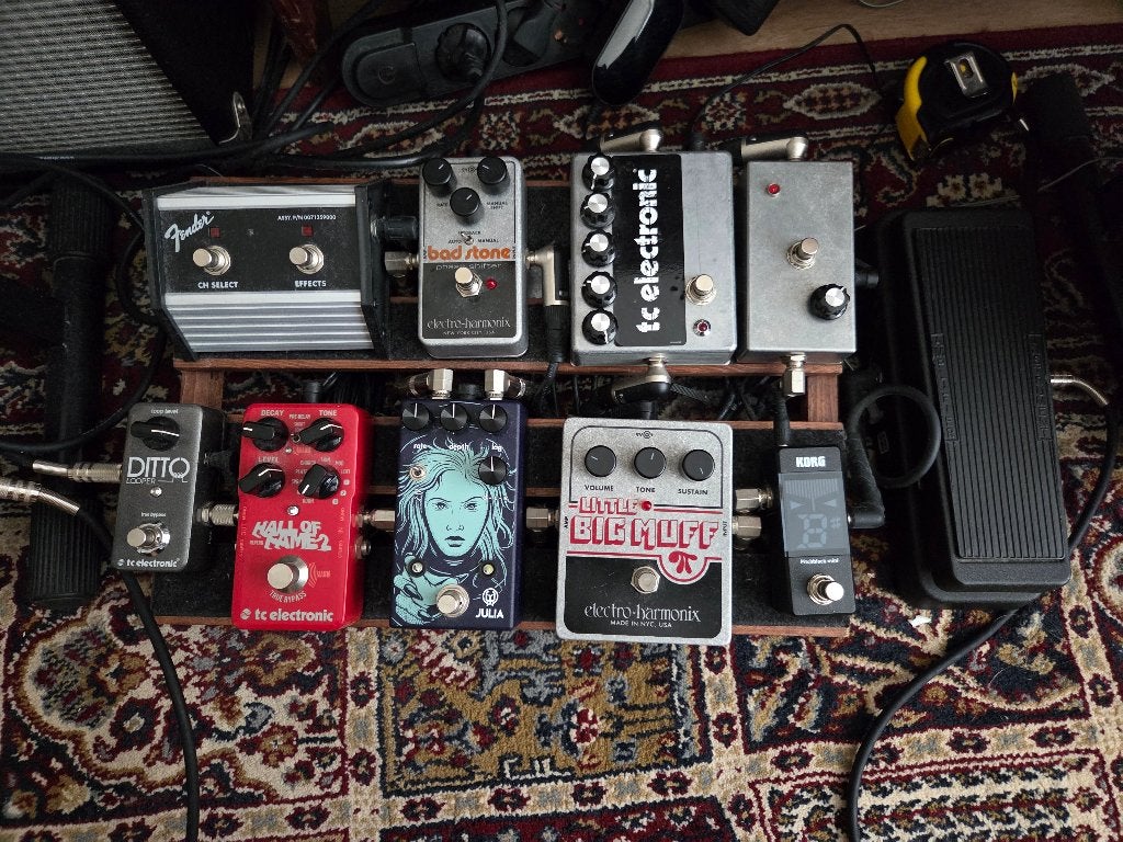 Compleet (starter) pedalboard, gitaar fx + toebehoren, Muziek en Instrumenten, Effecten, Ophalen, Gebruikt, Distortion, Overdrive of Fuzz