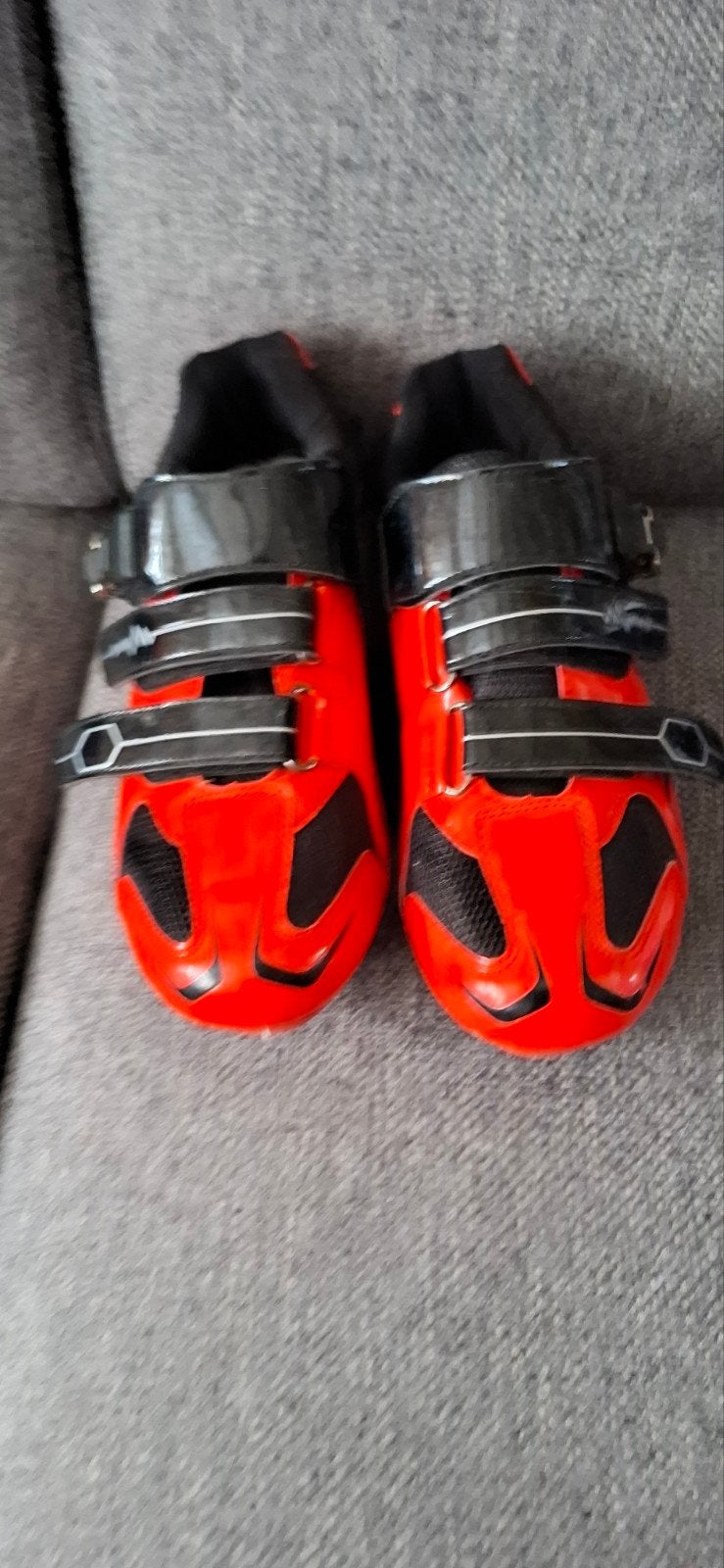 Rode fietsschoenen maat 43 - Zo goed als nieuw, Heren, Schoenen, Overige maten, Ophalen of Verzenden